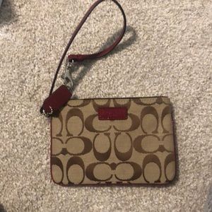 Coach womens wristlet